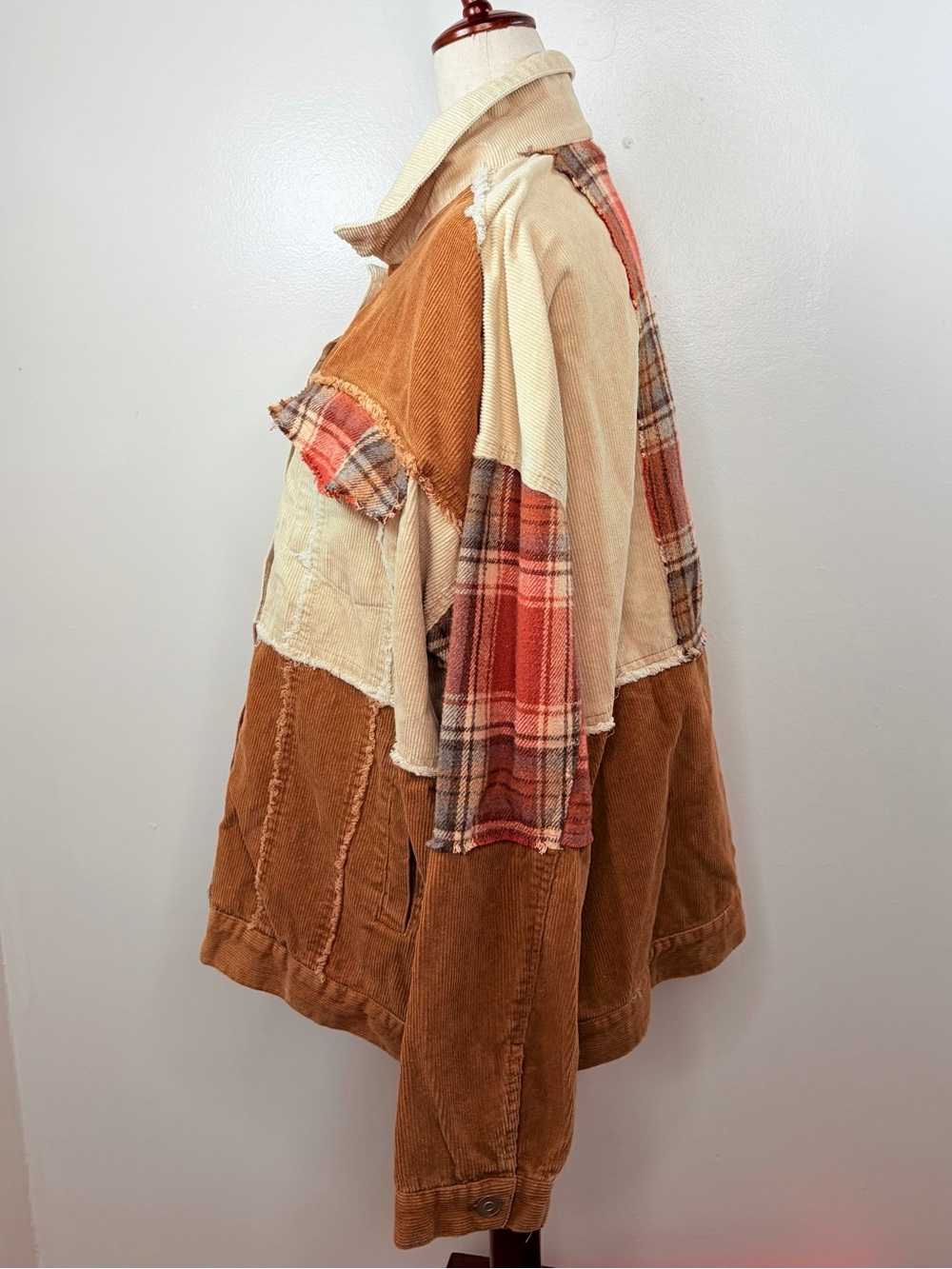 Fantastic Fawn Corduroy Patchwork Jacket - Picture 5 of 8